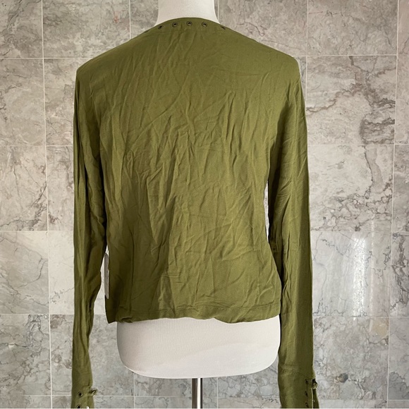 Free People Olive Nu Nu Jump Grommet Top - Picture 6 of 8